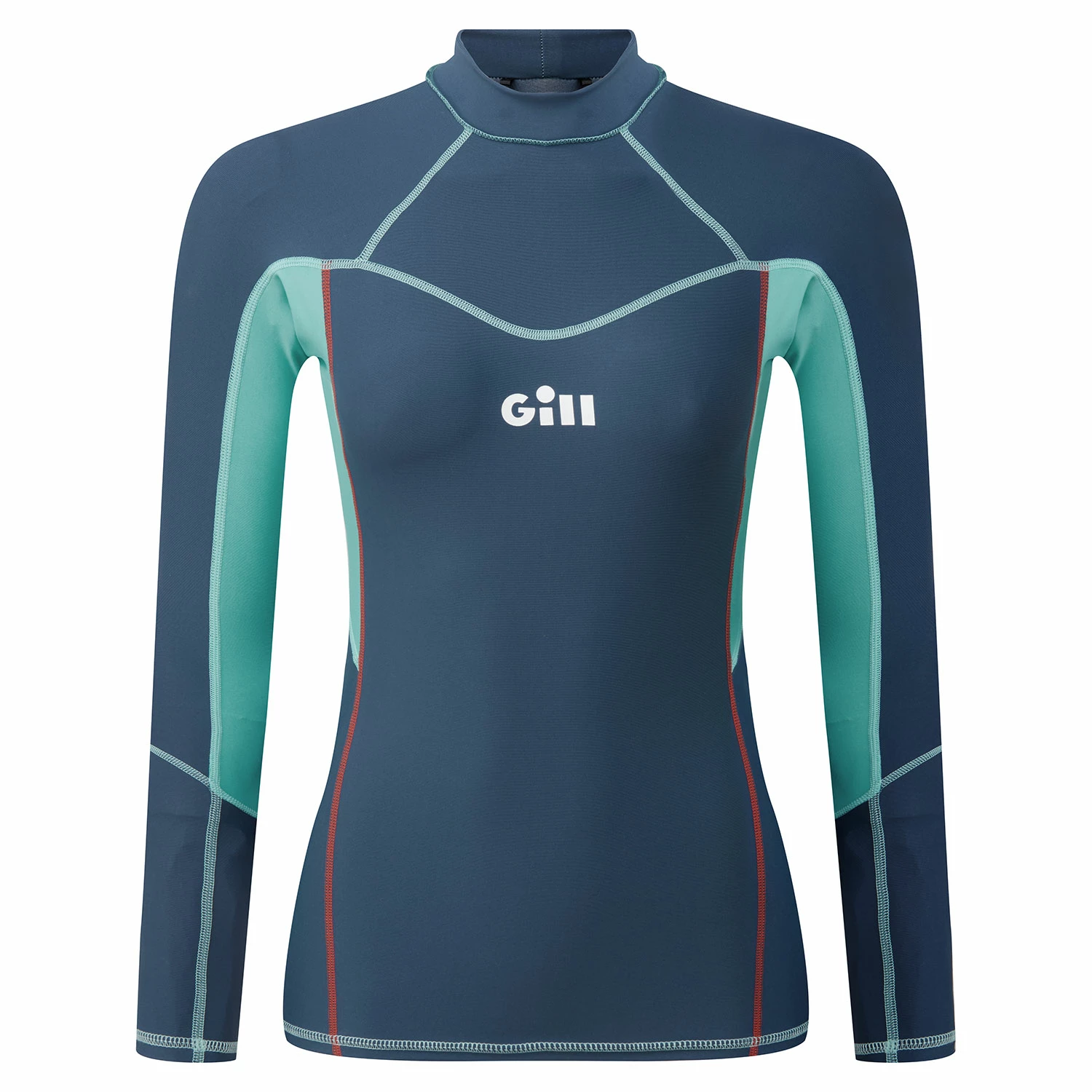 Gill Womens Pro Rash Vest Long Sleeve - Ocean 3 Gill Womens Pro Rash Vest Long Sleeve - Ocean