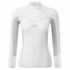 Gill Womens Pro Rash Vest Long Sleeve - White -CoastWaterSports Sales Shop 2020 Gill 5020W White 1