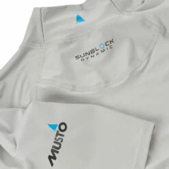 Musto Sunblock Dynamic Short Sleeve Rash Guard - Light Grey 11 Musto Sunblock Dynamic Short Sleeve Rash Guard - Light Grey -CoastWaterSports Sales Shop 2020 Musto Sunblock Dynamic Rash Guard 81216 931 5