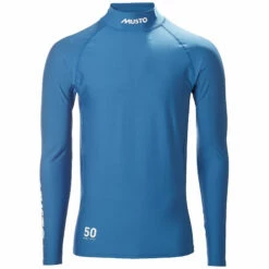 Musto Sunblock Dynamic Long Sleeve Rash Guard - Sky Diver Blue