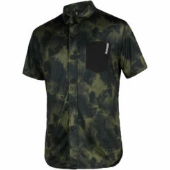 Mystic Shred Short Sleeve Quickdry Top - Brave Green