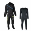 Typhoon Ladies Ezeedon 4 Drysuit 100175 & Undersuit - Black -CoastWaterSports Sales Shop 2020 Typhoon Ladies Ezeedon 4 Drysuit Front 1a