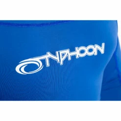Typhoon Long Sleeve Flat Locked Rash Vest - Aqua Blue -CoastWaterSports Sales Shop 2020 Typhoon Long sleeve mens aqua blue 4