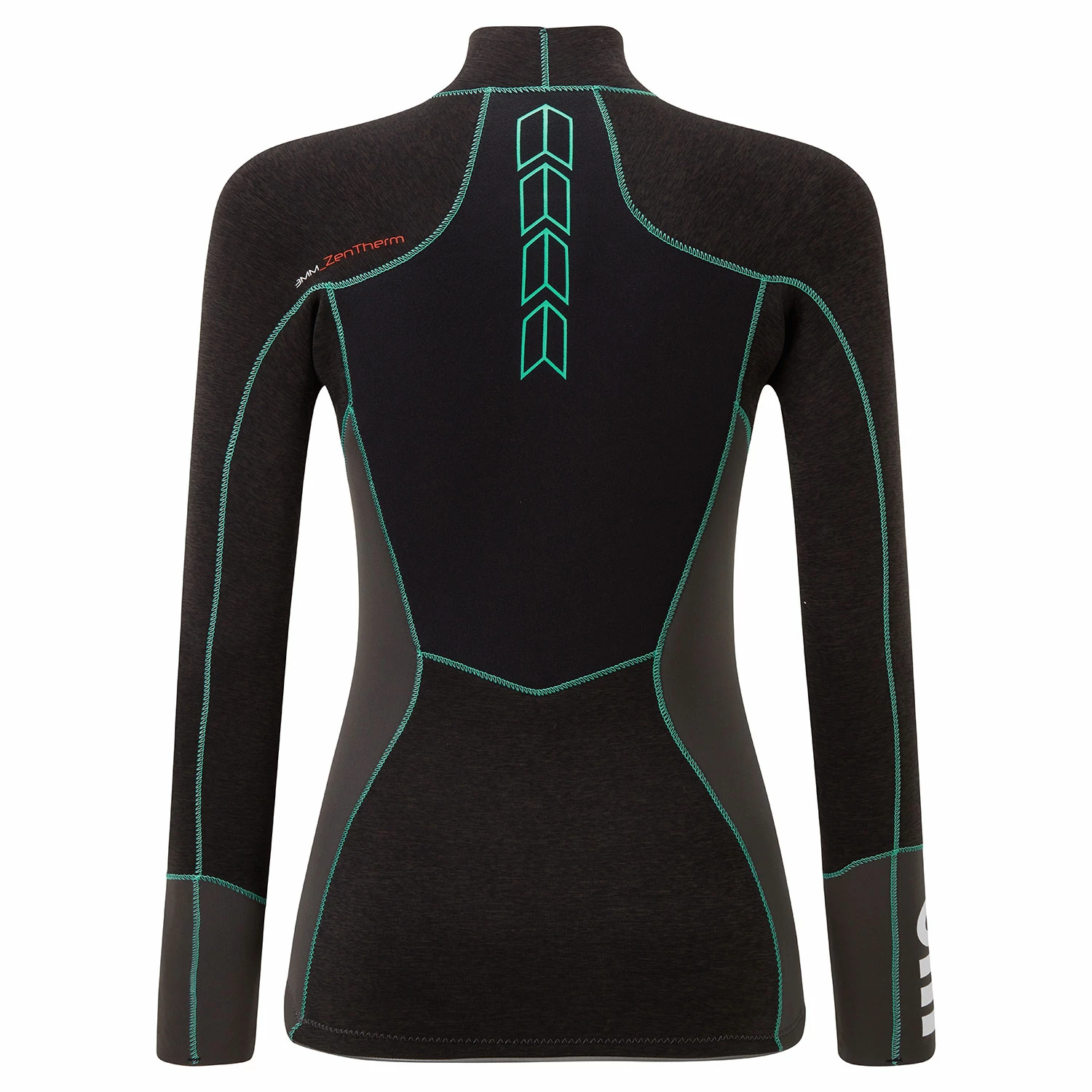 Gill Womens Zentherm Dinghy Sailing Wetsuit Top - Black 5 Gill Womens Zentherm Dinghy Sailing Wetsuit Top - Black - Image 3