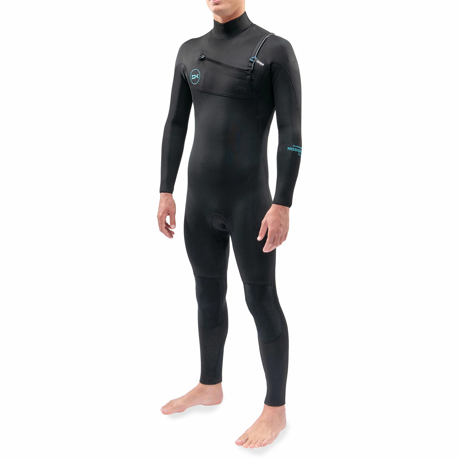 Dakine Mission 3/2mm Chest-Zip Fullsuit Wetsuit - Black 4 Dakine Mission 3/2mm Chest-Zip Fullsuit Wetsuit - Black - Image 2