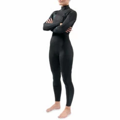 Dakine Womens Mission 4/3mm Chest-Zip Fullsuit Wetsuit - Black -CoastWaterSports Sales Shop 2021 Dakine Womens Mission Chest Zip Fullsuit Wetsuit DK21W543MZ 2