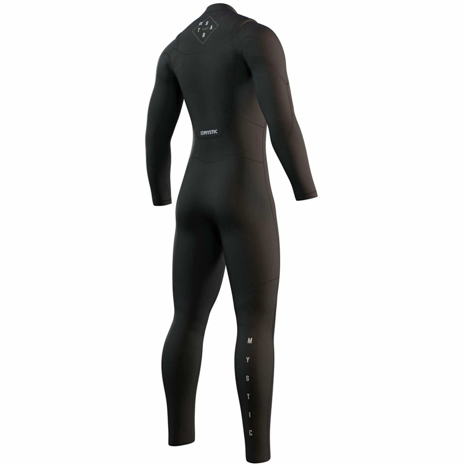 Mystic Star 3/2mm GBS Double Front-Zip Fullsuit Wetsuit - Black 4 Mystic Star 3/2mm GBS Double Front-Zip Fullsuit Wetsuit - Black - Image 2