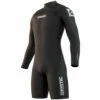 Mystic Star 3/2mm GBS Double FZip Longarm Shorty Wetsuit - Black