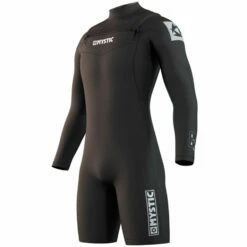 Mystic Star 3/2mm GBS Double FZip Longarm Shorty Wetsuit - Black