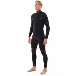 Rip Curl Junior Dawn Patrol 3/2mm Chest-Zip Wetsuit - Lemon -CoastWaterSports Sales Shop 2021 Rip Curl Junior Dawn Patrol 32mm Chest Zip Wetsuit Lemon WSM9KB 8762 4