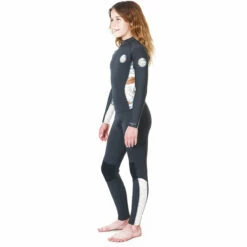 Rip Curl Junior Dawn Patrol 5/3mm Back-Zip Wetsuit - Charcoal