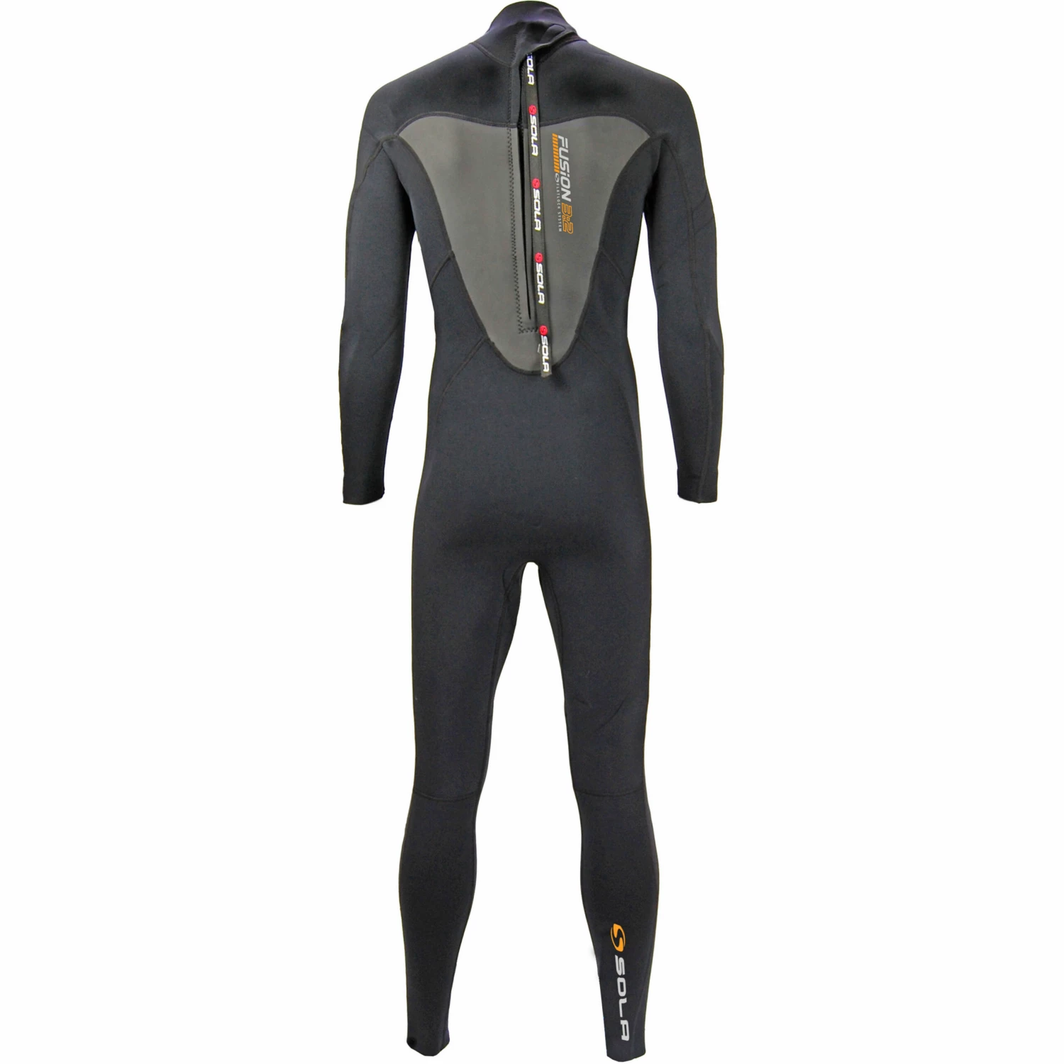 Sola Fusion 3/2mm Fullsuit Wetsuit - Volcanic Black 4 Sola Fusion 3/2mm Fullsuit Wetsuit - Volcanic Black - Image 2