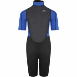 Typhoon Storm3 Boys 3/2mm Shorty Wetsuit - Nite Blue