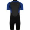 Typhoon Storm3 3/2mm Shorty Wetsuit - Black/Nite Blue -CoastWaterSports Sales Shop 2021 Typhoon Storm3 Shorty Wetsuit 250795 black niteblue 1