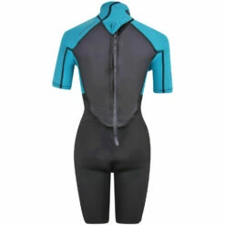 Typhoon Womens Storm3 3/2mm Shorty Wetsuit - Aqua -CoastWaterSports Sales Shop 2021 Typhoon Storm3 Womens Shorty Wetsuit Aqua 250895 2