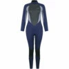 Typhoon Womens Storm3 3/2mm Backzip Wetsuit - Navy/ Grey Marl -CoastWaterSports Sales Shop 2021 Typhoon Storm3 Womens Wetsuit 250886 navy grey marl 1