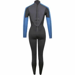 Typhoon Womens Swarm3 3/2mm Backzip Wetsuit - Black/Blue -CoastWaterSports Sales Shop 2021 Typhoon Swarm Fullsuit Wetsuit M30A0788
