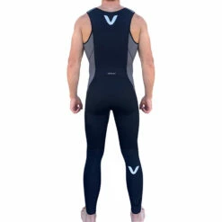 Vaikobi FLEXFORCE 3mm GBS Long John Wetsuit - Black/Grey -CoastWaterSports Sales Shop 2021 Vaikobi FlexForce 3 0 mm LongJohn rear view