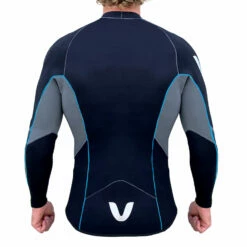 Vaikobi FLEXFORCE 3mm GBS Wetsuit Top - Black/Grey -CoastWaterSports Sales Shop 2021 Vaikobi FlexForce 3 0mm Top rear view