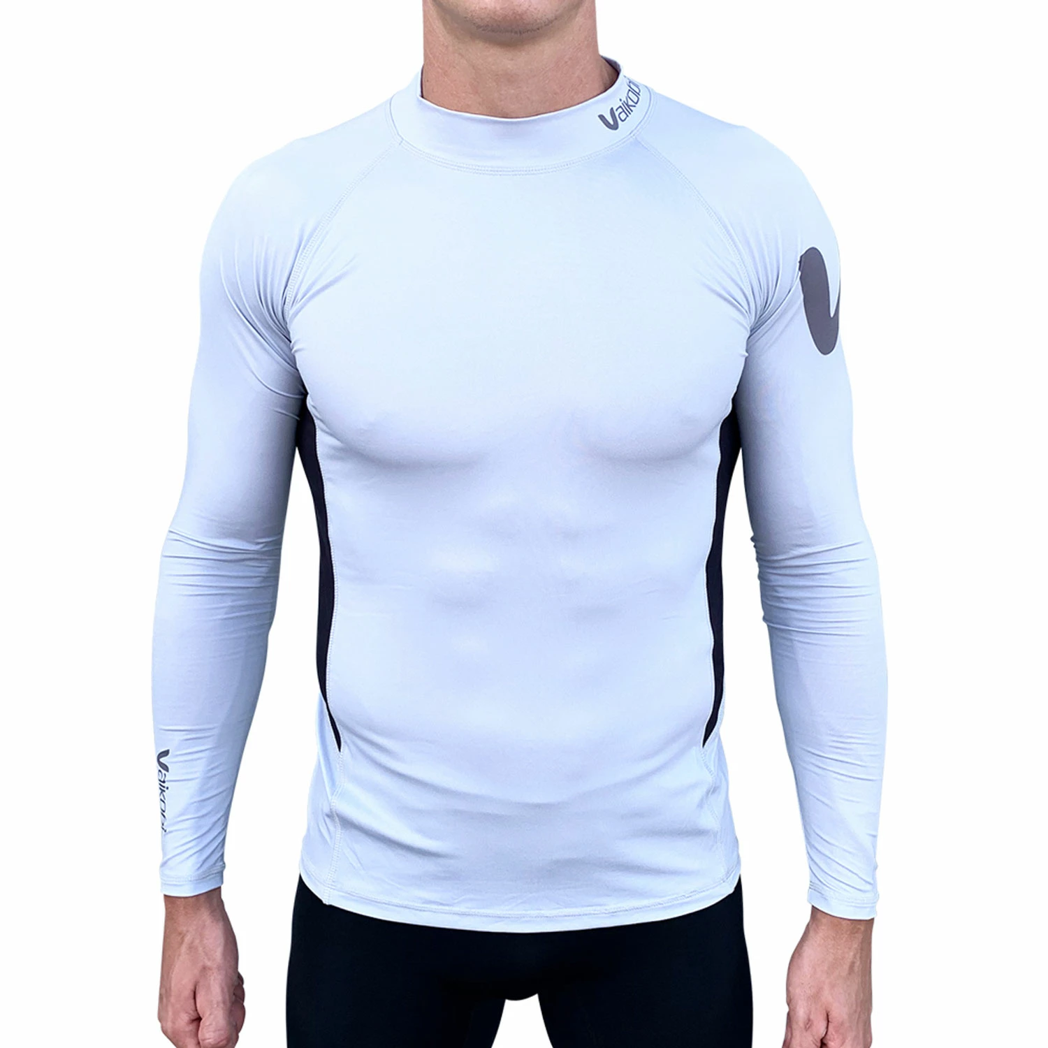 Vaikobi Spandex Long Sleeve UV50+ Rashvest - Silver 3 Vaikobi Spandex Long Sleeve UV50+ Rashvest - Silver