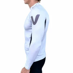 Vaikobi Spandex Long Sleeve UV50+ Rashvest - Silver 7 Vaikobi Spandex Long Sleeve UV50+ Rashvest - Silver -CoastWaterSports Sales Shop 2021 Vaikobi UV Rashie Silver S
