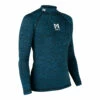 Magic Marine Womens Cube Long Sleeve Rashvest - Dark Blue Melee