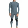 Quiksilver 3/2mm Everyday Session Chest-Zip Wetsuit - Grey -CoastWaterSports Sales Shop 2022 Quiksilver 32 Session Mens Wetsuit Grey 1