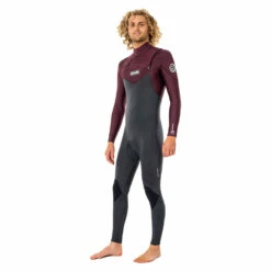 Rip Curl Dawn Patrol 5/3mm Chest Zip Wetsuit - Wine -CoastWaterSports Sales Shop 2022 Rip Curl Dawn Patrol Chest Zip 53 Wetsuit Wine WSM9GM 0463 1