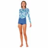 Rip Curl Womens G-Bomb 1mm LS Boyleg Spring Wetsuit - Teal -CoastWaterSports Sales Shop 2022 Rip Curl G Bomb Long Sleeve Boyleg Spring Suit WSPYCW 4