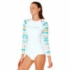 Rip Curl Womens Summer Breeze LS UV Rash Top - White -CoastWaterSports Sales Shop 2022 Rip Curl Womens Summer Breeze LS RAshguard White 117WRV 1000 1