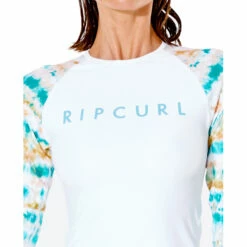 Rip Curl Womens Summer Breeze LS UV Rash Top - White -CoastWaterSports Sales Shop 2022 Rip Curl Womens Summer Breeze LS RAshguard White 117WRV 1000 5