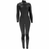 Sola Womens Nova 5/4mm Front Zip Wetsuit - Black -CoastWaterSports Sales Shop 2022 Sola Womens Nova Double Front Zip Wetsuit A1506 NOVA BLACK FRONT
