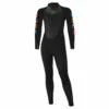 Sola Kids Fire 5/4mm Back Zip Wetsuit - Black -CoastWaterSports Sales Shop 2022 Sola fire Junior 53mm backzip Wetsuit A1509 FIRE BLACK FRONT