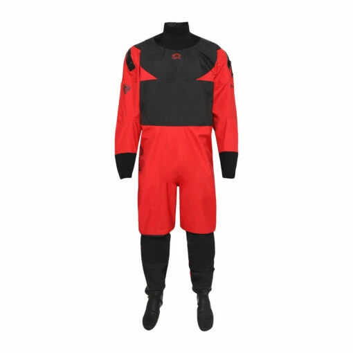 Typhoon Hypercurve Drysuit & Undersuit - Red/Black -CoastWaterSports Sales Shop 2022 Typhoon 100179 RB HYPERCURVE 4 BACK ENTRY SUIT 2