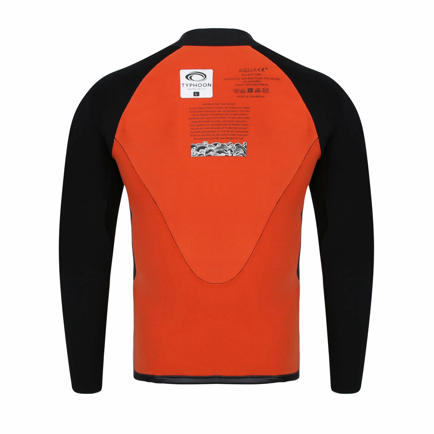 Typhoon Caliso ECO 3mm Wetsuit Top - Black 6 Typhoon Caliso ECO 3mm Wetsuit Top - Black - Image 4