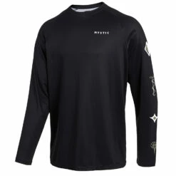 Mystic Bolt Longsleeve Rash Vest - Black