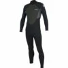 Alder Impact 3/2mm Flatlock Backzip Wetsuit - Black/Grey -CoastWaterSports Sales Shop 2023 Alder Impact 32 Wetsuit WS23AIF BK