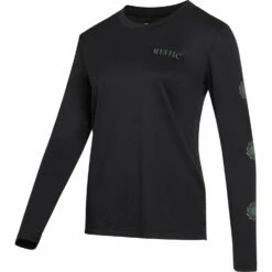 Mystic Womens Jayde Long-Sleeve Rashvest - Black
