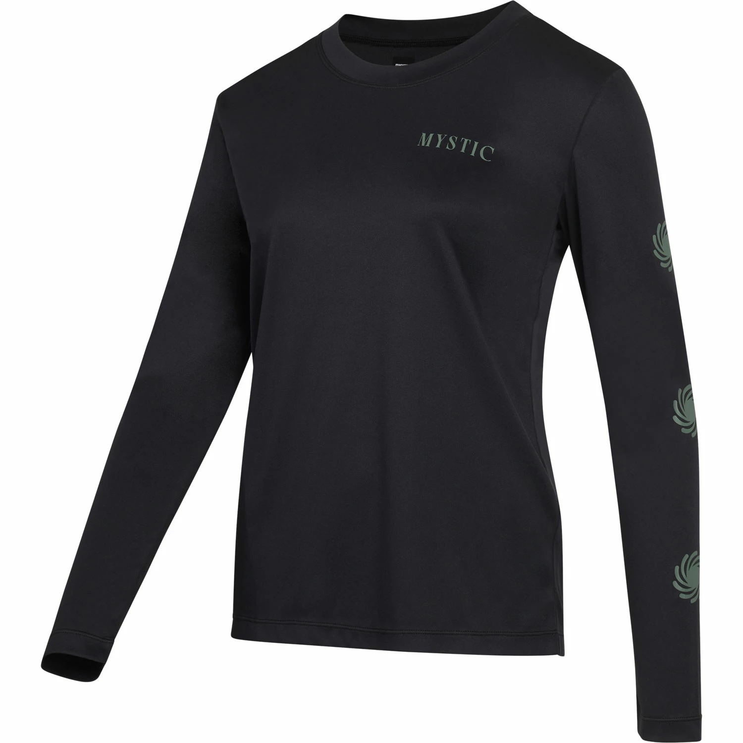 Mystic Womens Jayde Long-Sleeve Rashvest - Black 3 Mystic Womens Jayde Long-Sleeve Rashvest - Black