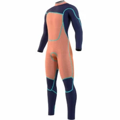 Mystic MAJESTIC 5/4 GBS Back Zip Wetsuit - Navy -CoastWaterSports Sales Shop 2023 Mystic Majestic Backzip Fullsuit Navy 3