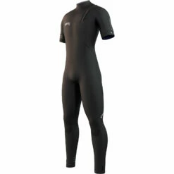 Mystic THE ONE 3/2mm Zip-Free Short Arm Wetsuit - Black