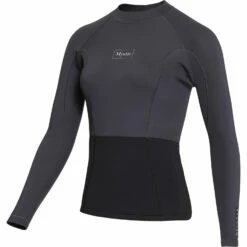 Mystic Womens Lunar 2mm Long Sleeve Neoprene Vest - Dark Grey