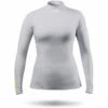 Zhik Womens ECO Spandex Rash Guard Long Sleeve - Platinum 1 Zhik Womens ECO Spandex Rash Guard Long Sleeve - Platinum -CoastWaterSports Sales Shop 2023 Zhik DTP 0063 W PLT Front