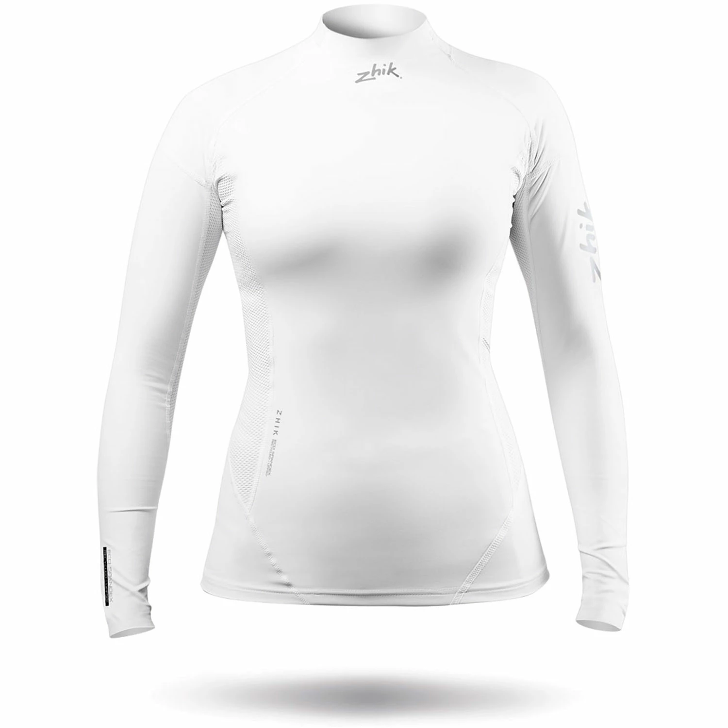 Zhik Womens ECO Spandex Rash Guard Long Sleeve - White 3 Zhik Womens ECO Spandex Rash Guard Long Sleeve - White