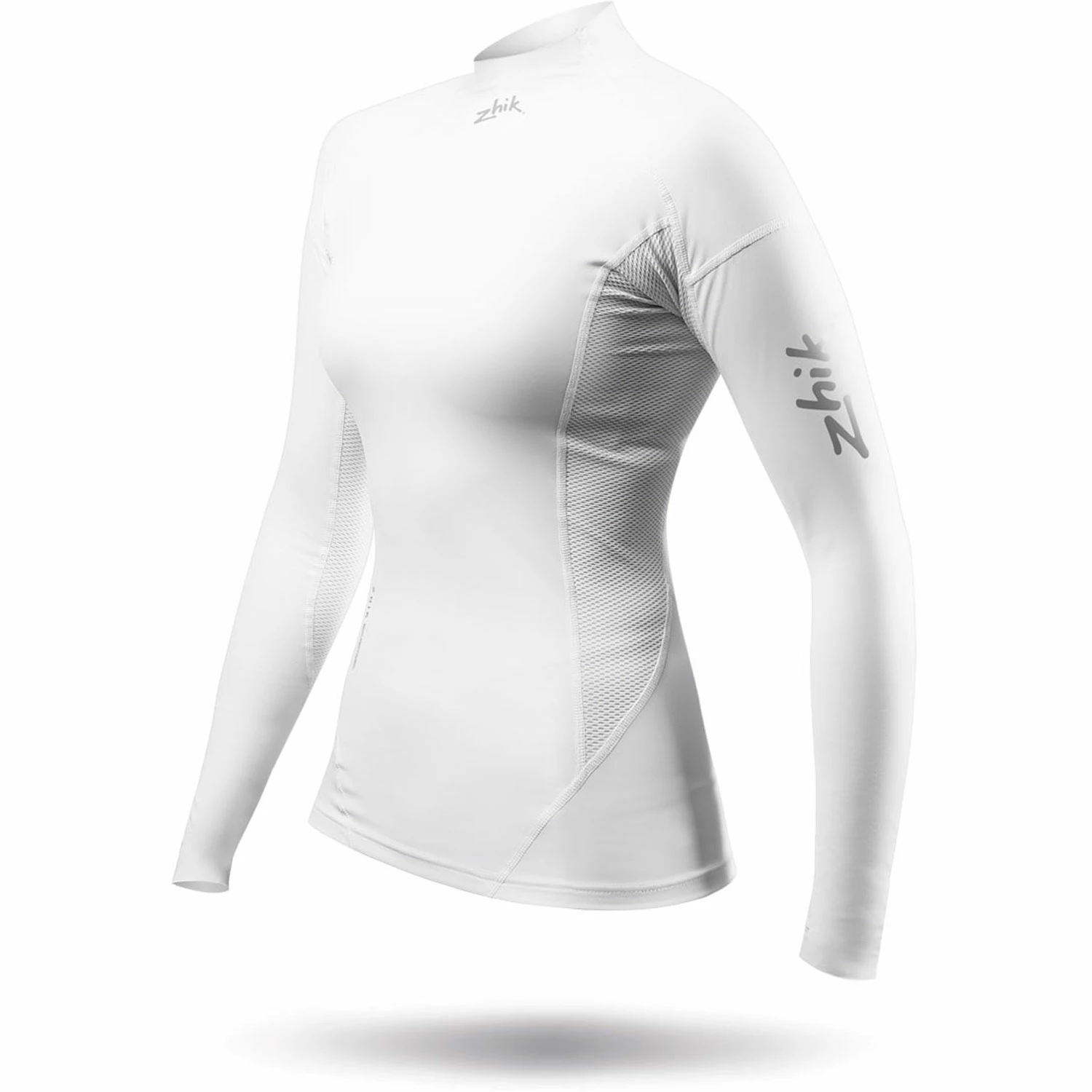 Zhik Womens ECO Spandex Rash Guard Long Sleeve - White 4 Zhik Womens ECO Spandex Rash Guard Long Sleeve - White - Image 2