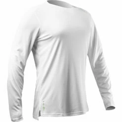 Zhik UVActive Long Sleeve Quick Dry UV50+ Top - White -CoastWaterSports Sales Shop 2023 Zhik UV Active TopATP 0070 M WHT SideB 0012