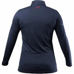 Zhik Womens UV Active 1/4 Zip Long Sleeve Quick Dry UV50+ Top - Navy ATP-0085 -CoastWaterSports Sales Shop 2023 zhik WOmens uv active ls top navy 2