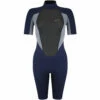 Typhoon Womens Storm3 3/2mm Shorty Wetsuit - Grey Marl 2 Typhoon Womens Storm3 3/2mm Shorty Wetsuit - Grey Marl -CoastWaterSports Sales Shop 250896 STORM3 B E SHORTY WMN NAVY GREY MARL 1