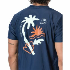 Rip Curl Wilder Short Sleeve Loose Fit UV Tee - Navy -CoastWaterSports Sales Shop 65902 WLE9HM 0049 5