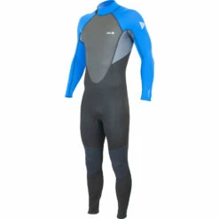 Alder Impact 3/2mm Flatlock Backzip Wetsuit - Royal Blue